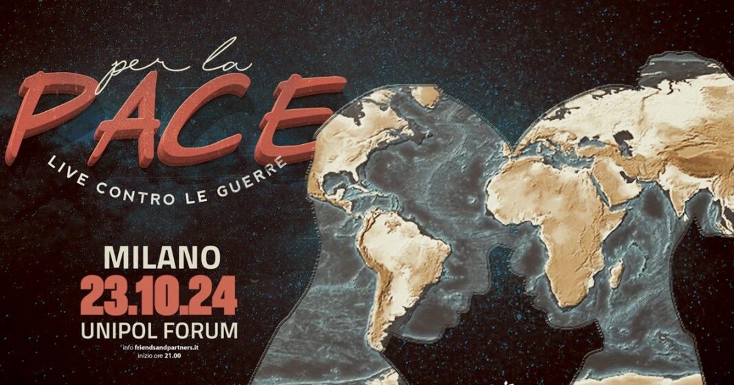 concerto per la pace al Forum di Assago